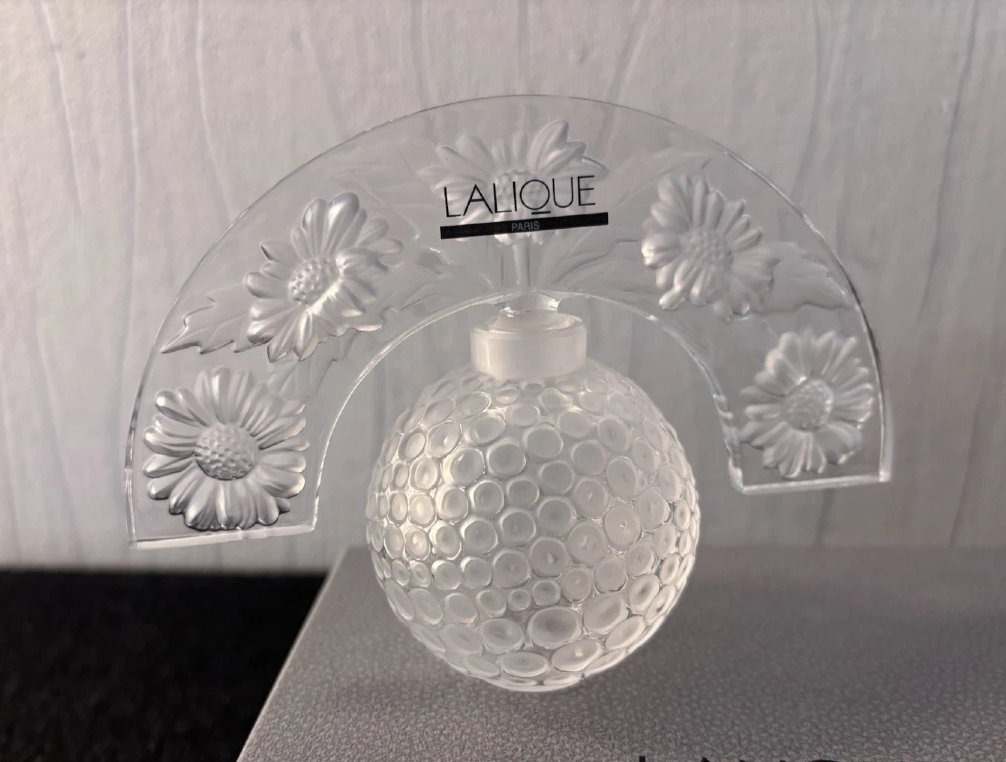 "folie" Model Perfume Bottle In Lalique Crystal, France