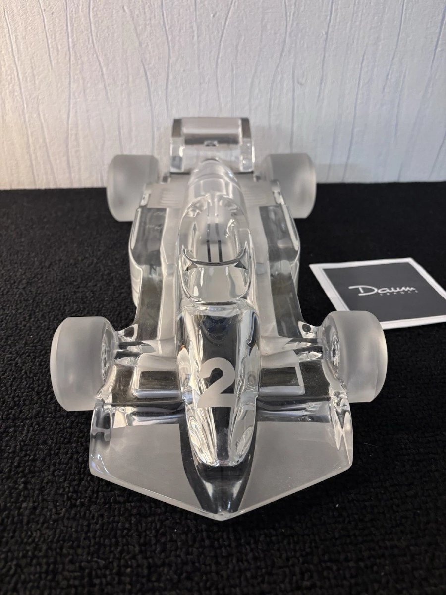 Voiture formule 1 presse papier en cristal Daum France mod2-photo-4