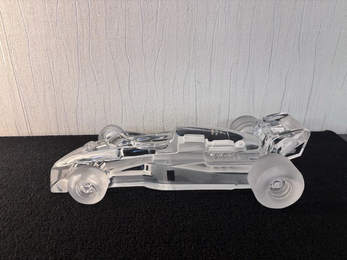 Voiture formule 1 presse papier en cristal Daum France mod2-photo-6