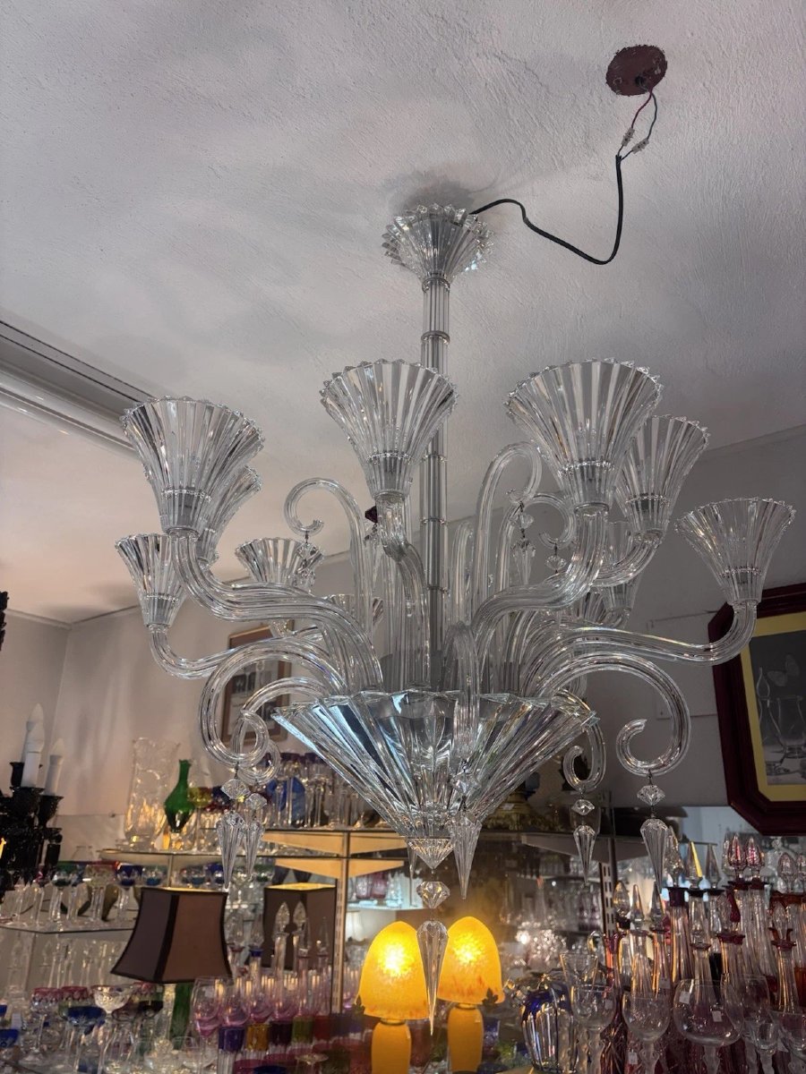 Lustre mille nuits 12 lumières Mathias en cristal de Baccarat-photo-4