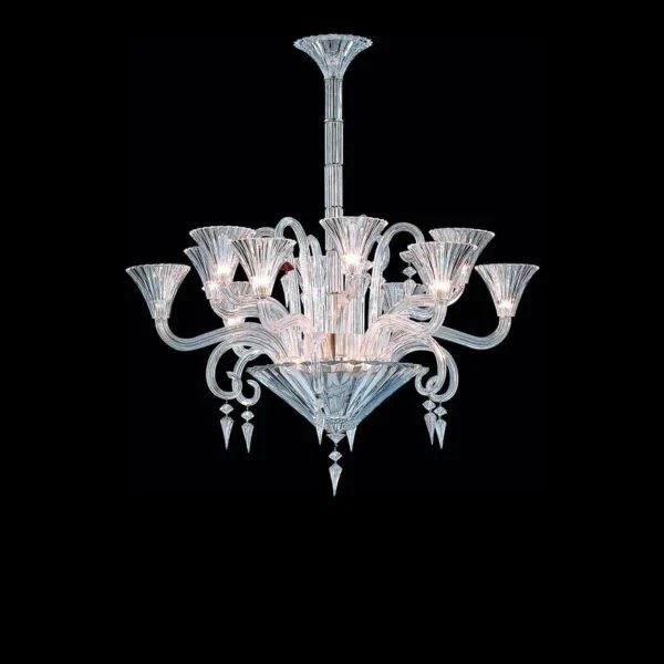 Lustre mille nuits 12 lumières Mathias en cristal de Baccarat