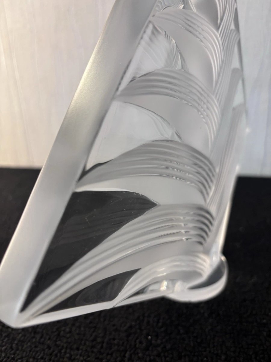 Bougeoir modèle Ravelana en cristal Lalique France-photo-4