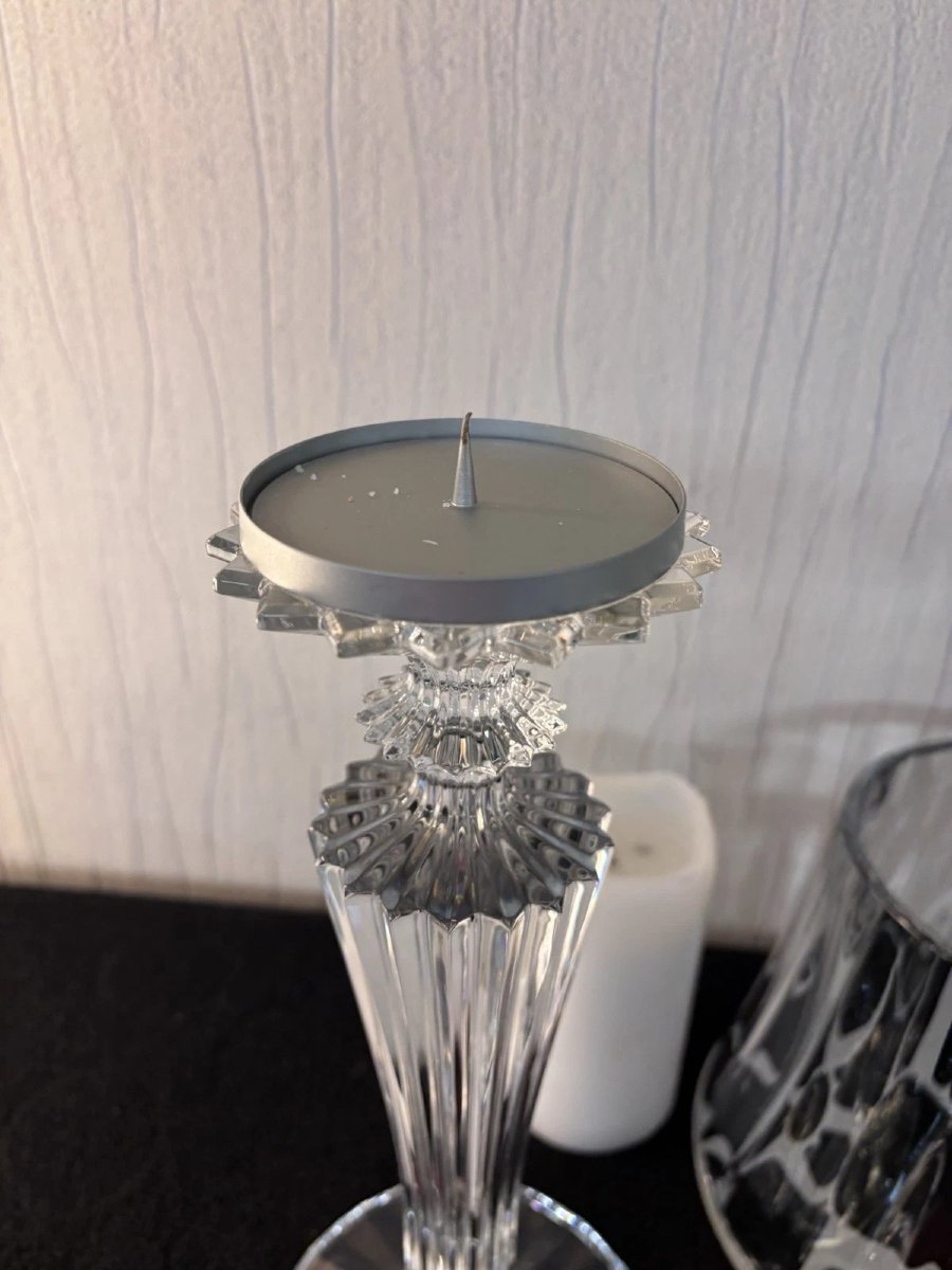 Mathias "a Thousand Nights" Crystal Candle Holder By Baccarat -photo-4