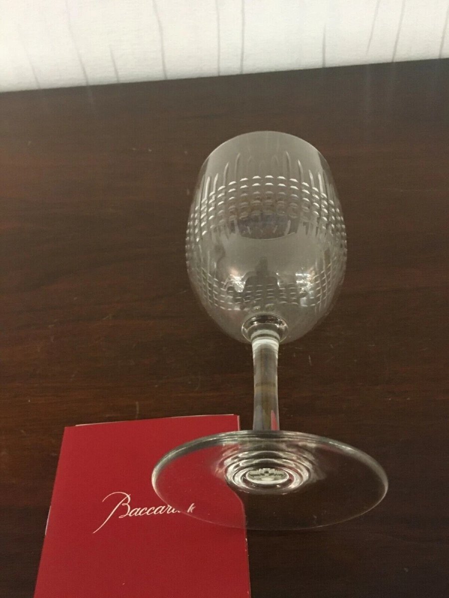 6  verres à eau modèle Nancy en cristal de Baccarat -photo-2