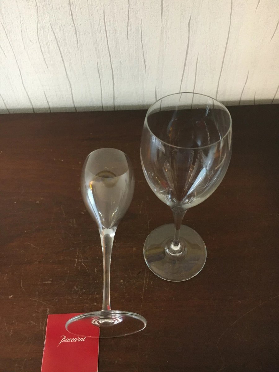 6 verres à eau modèle Saint Remy cristal de Baccarat -photo-1