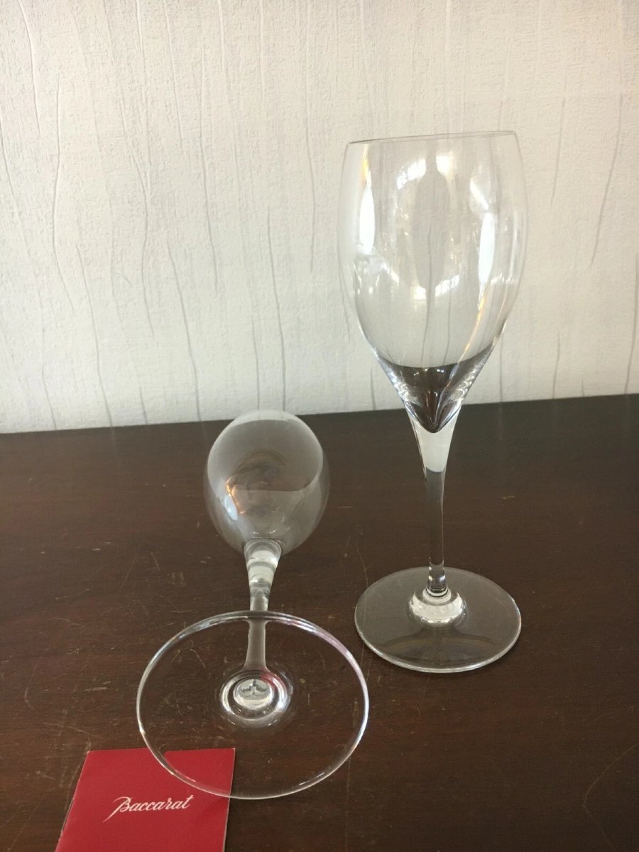 6 verres à eau modèle Saint Remy cristal de Baccarat -photo-2