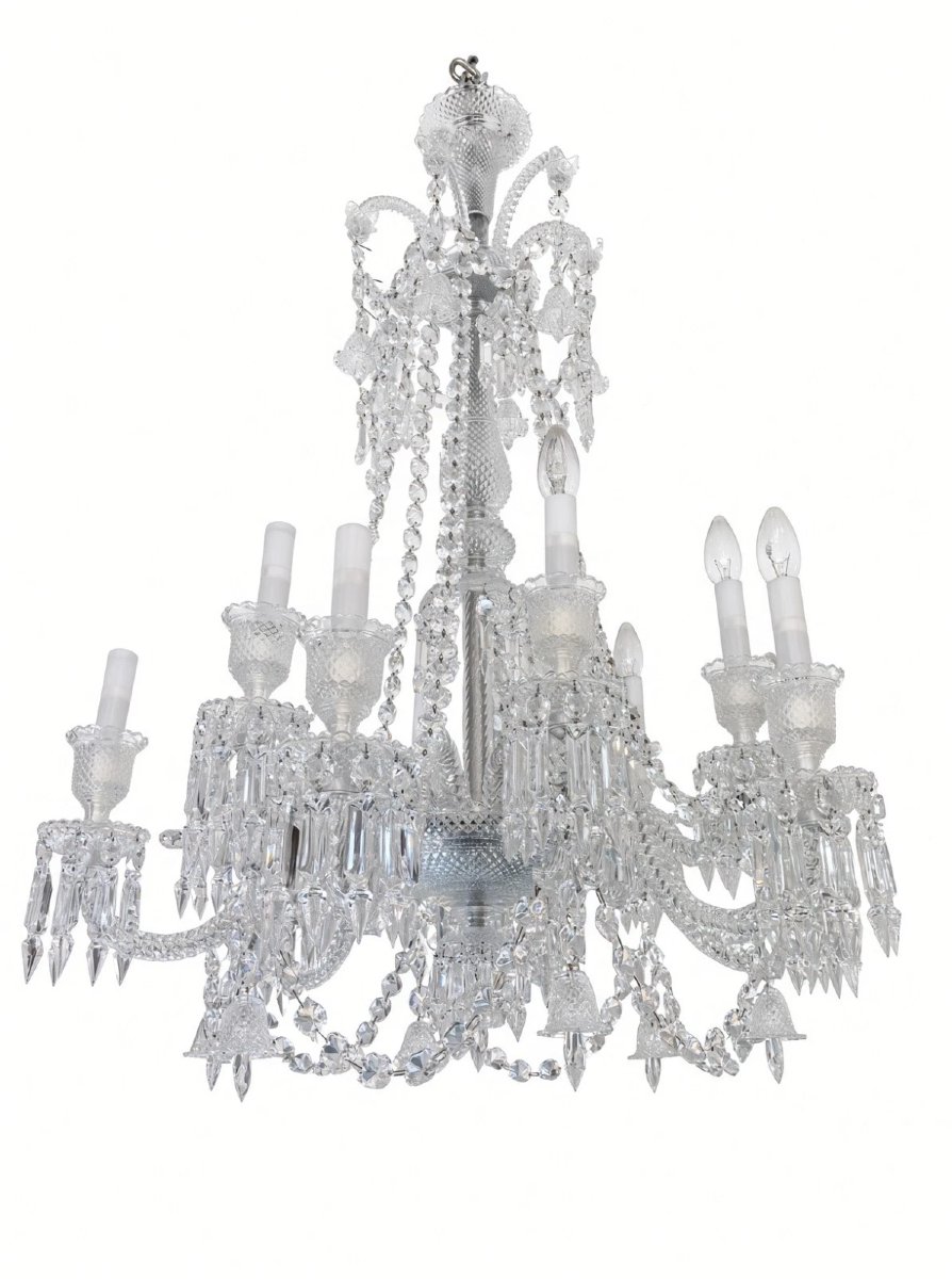 Lustre Zenith long 12 lumières en cristal de BACCARAT-photo-2