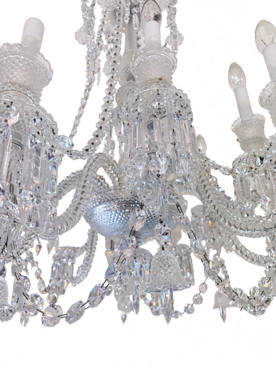 Lustre Zenith long 12 lumières en cristal de BACCARAT-photo-5