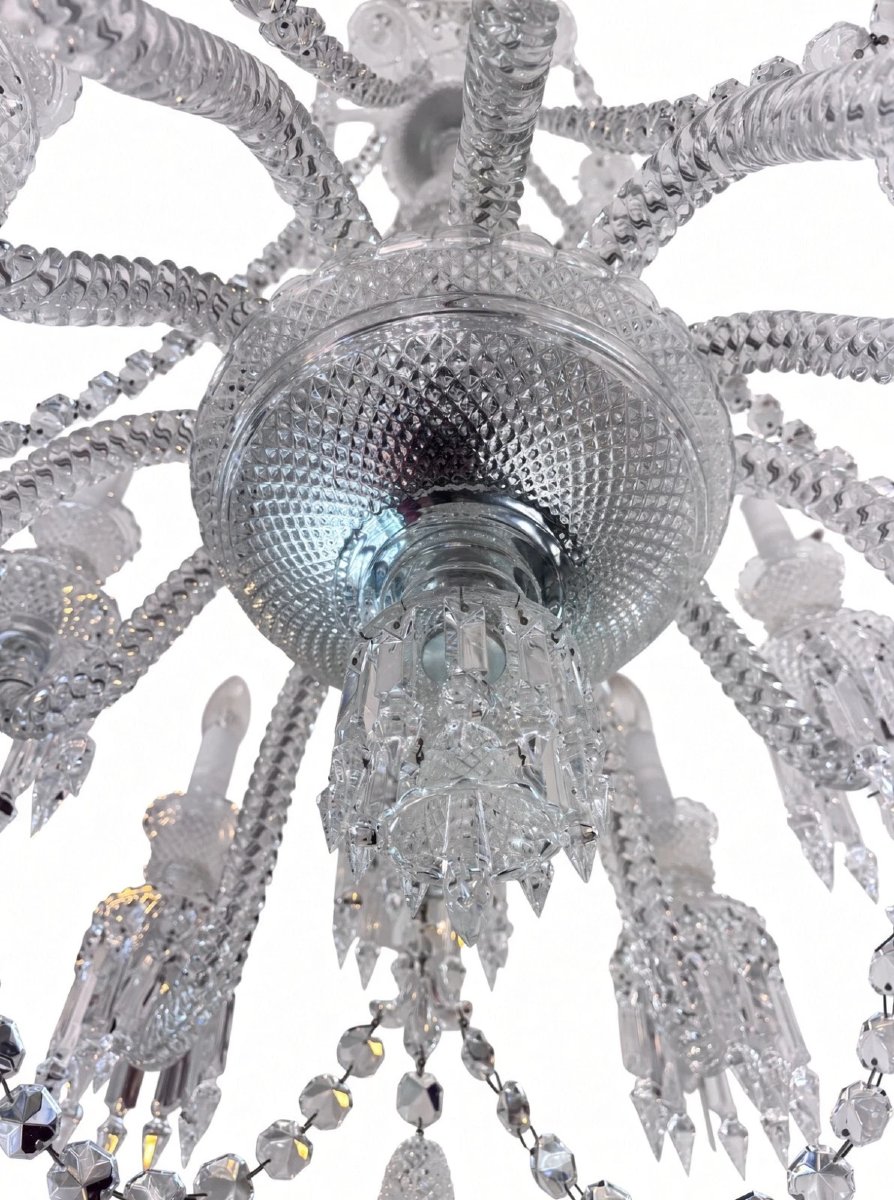 Lustre Zenith long 12 lumières en cristal de BACCARAT-photo-6