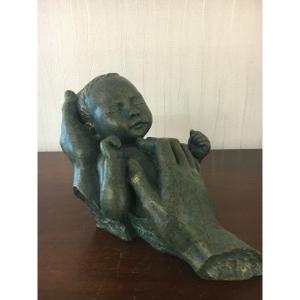 Bronze/baby Statue