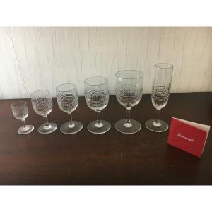 SERVICE NANCY 36  PIECES  EN CRISTAL DE BACCARAT