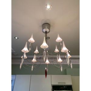 Baccarat Feather Chandelier
