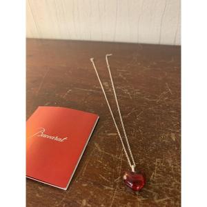 Baccarat Heart Necklace