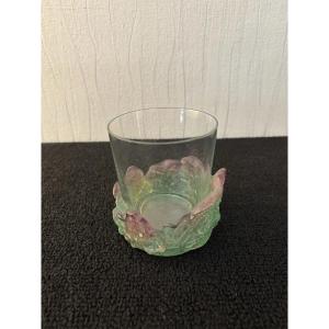 Daum Crystal Nature Model Whisky Glass