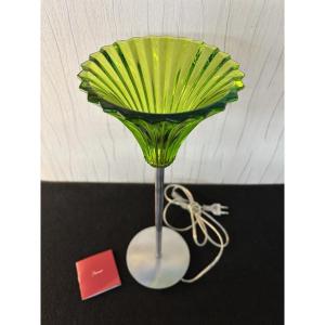 Green Mille Nuits Model Lamp Mathias Baccarat Crystal