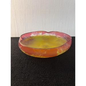 Gallé Establishments Centerpiece Bowl Signed With The Star