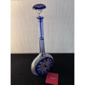 Tsar Blue Wine Decanter In Baccarat Crystal
