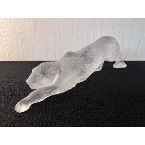 Panthère Zeila GM en cristal Lalique France