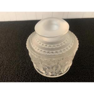 R Lalique Crystal "angelot" Perfume Bottle