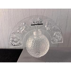 Flacon parfum modèle ' folie ' en cristal Lalique France