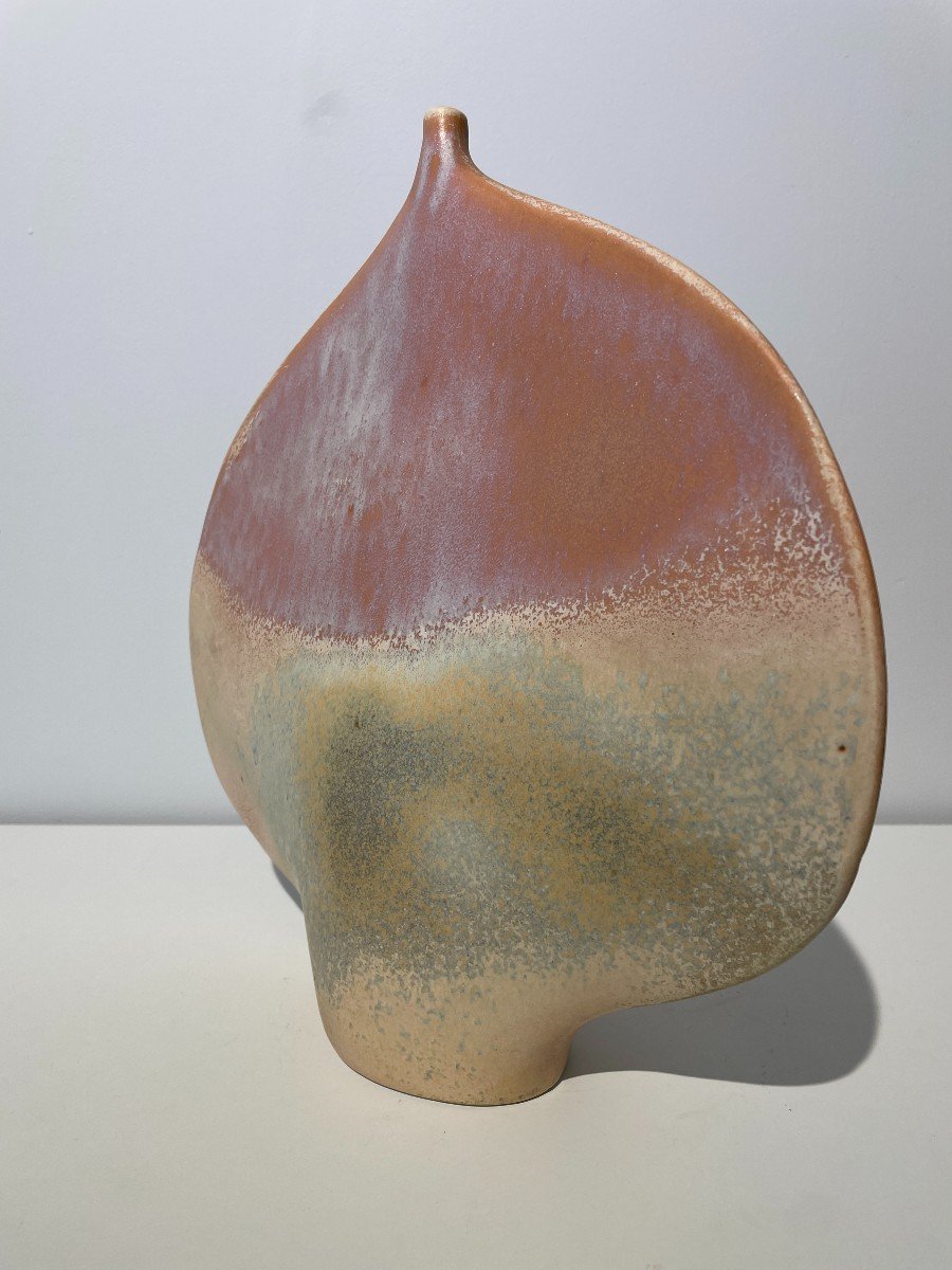 Jacques Buchholtz (1943-1998) - Lotus Vase - Virebent Porcelain-photo-2