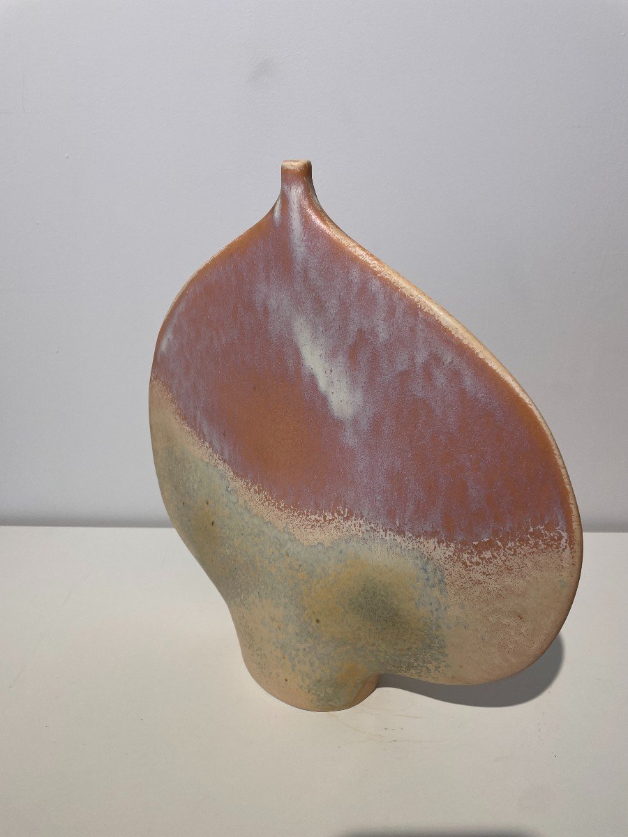Jacques Buchholtz (1943-1998) - Lotus Vase - Virebent Porcelain-photo-4