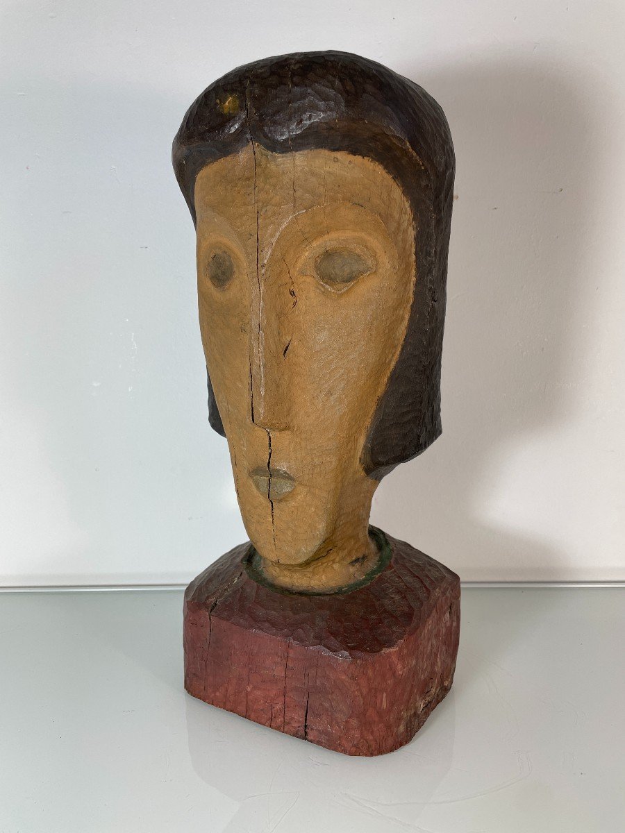 Mingam Jean (1927-1987) - Buste Sculpté