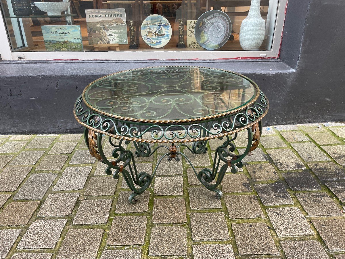 Wrought Iron Table - 1950s