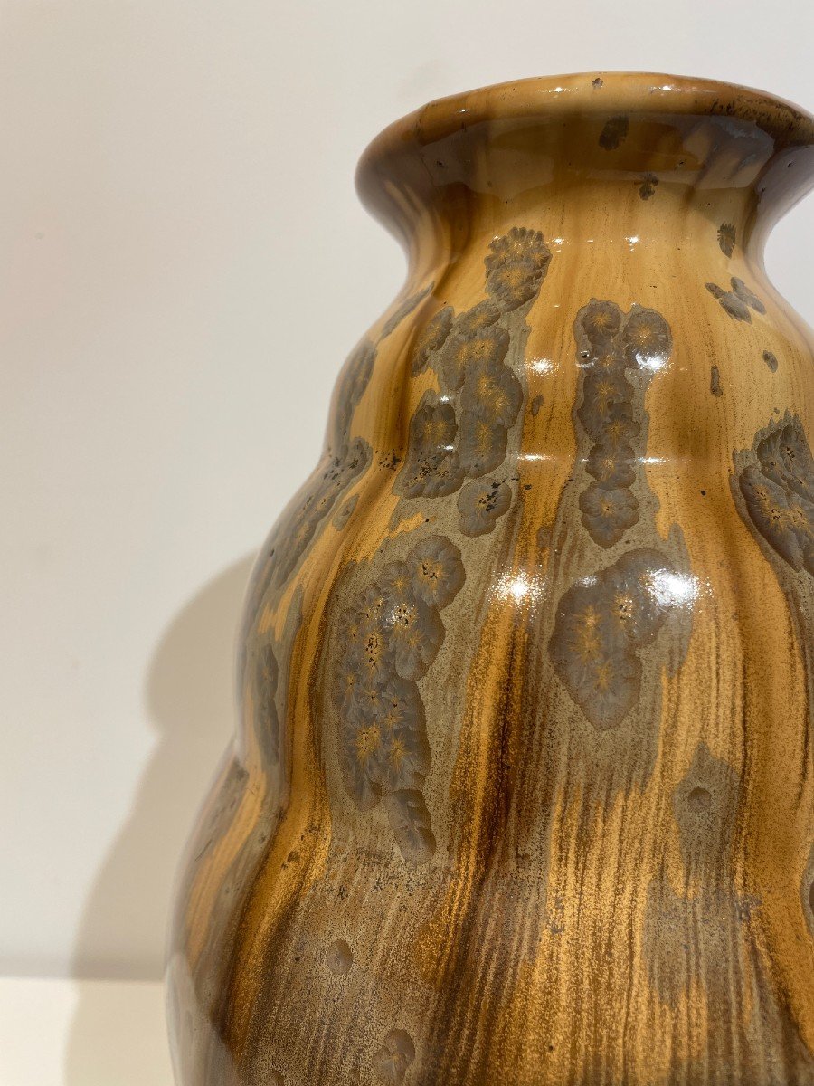 Large Art Deco Vase - Desvre - Fourmaintraux Delassus-photo-2