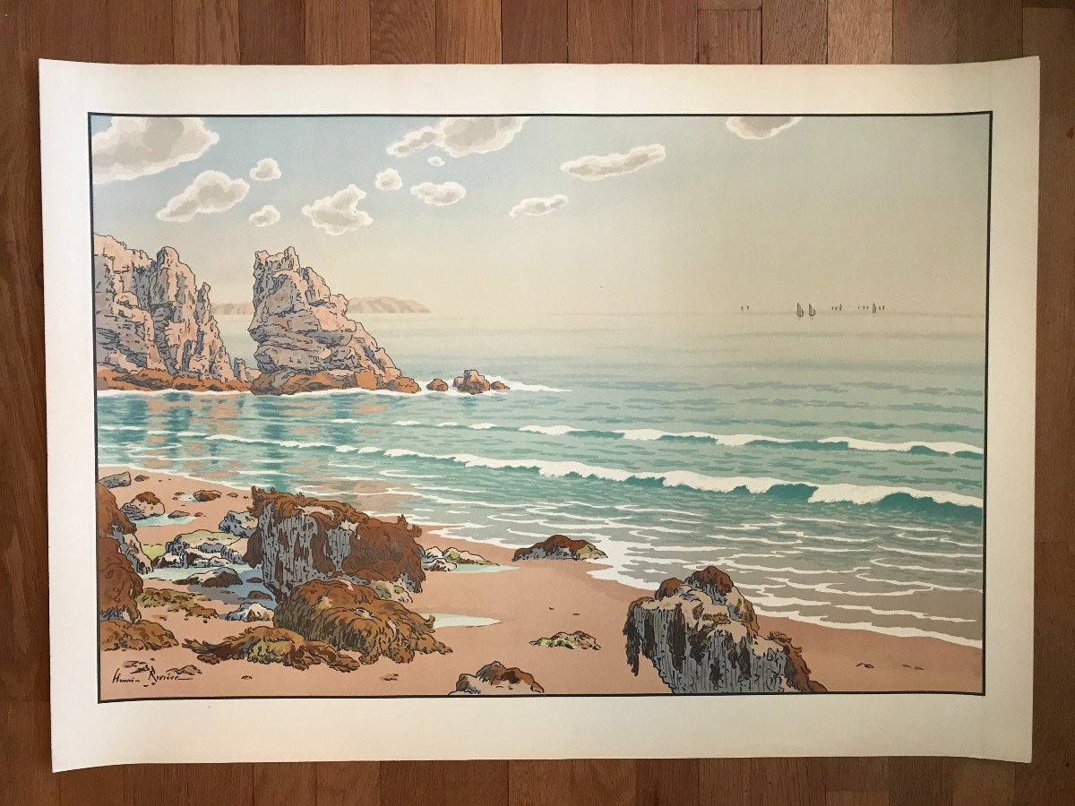 Henri Rivière (1864-1951) - The Beach-photo-2