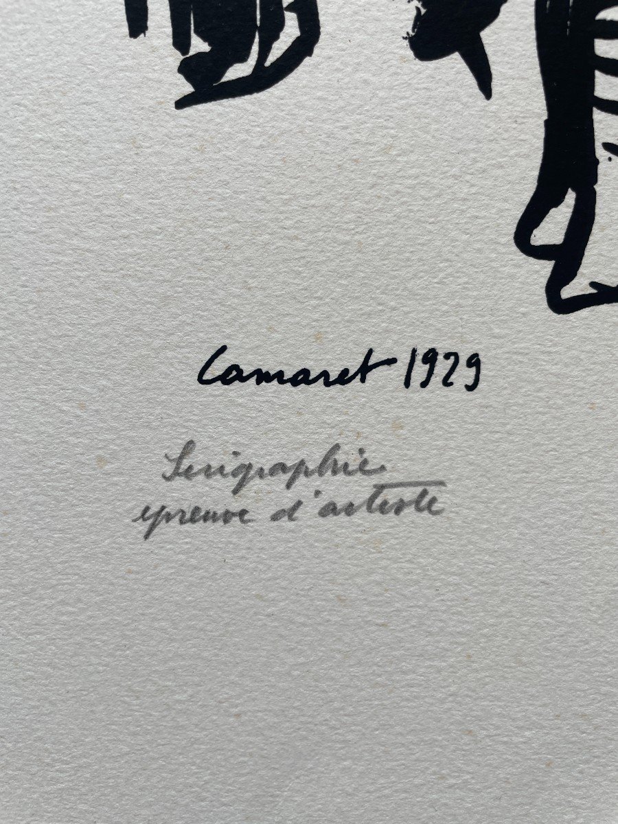 Yves Brayer (1907-1990) - Sérigraphie - Saint-Paul-Roux à Camaret-photo-1