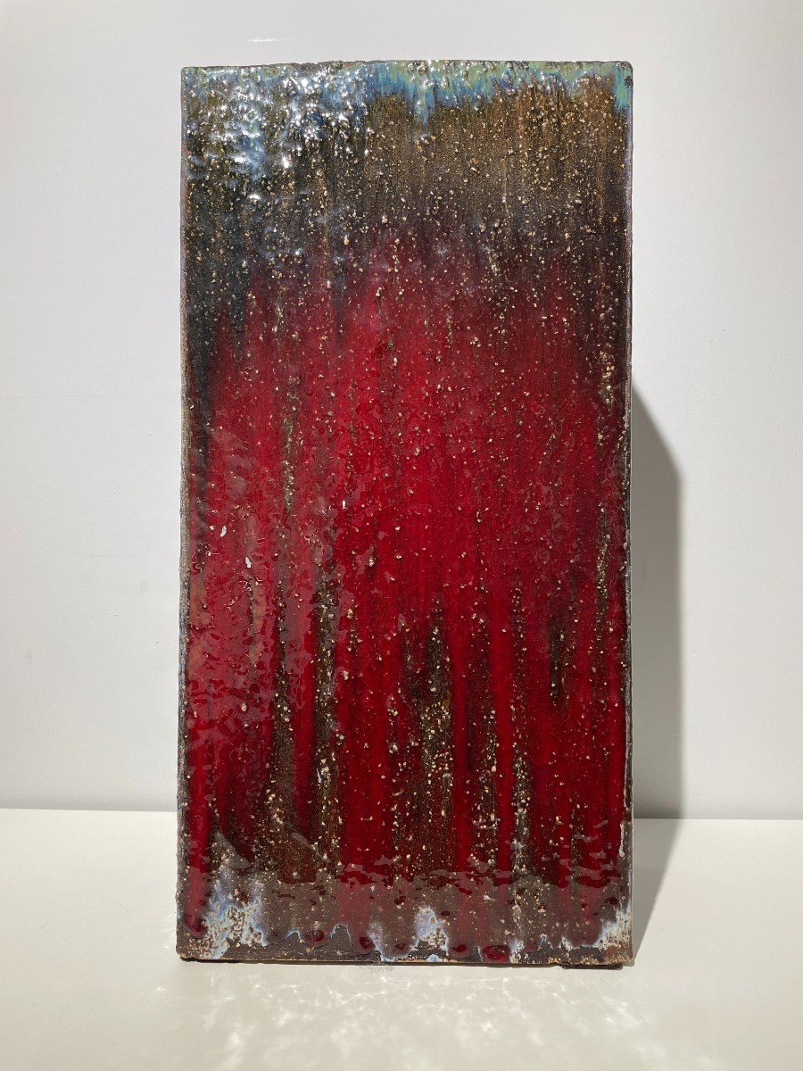 Helmut Schaffenacker (1921-2010) - Large Sang De Boeuf Vase-photo-3