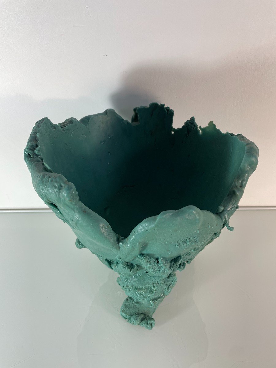 Gaetano Pesce (1939-2024) - Vase Lava Bleu-photo-3