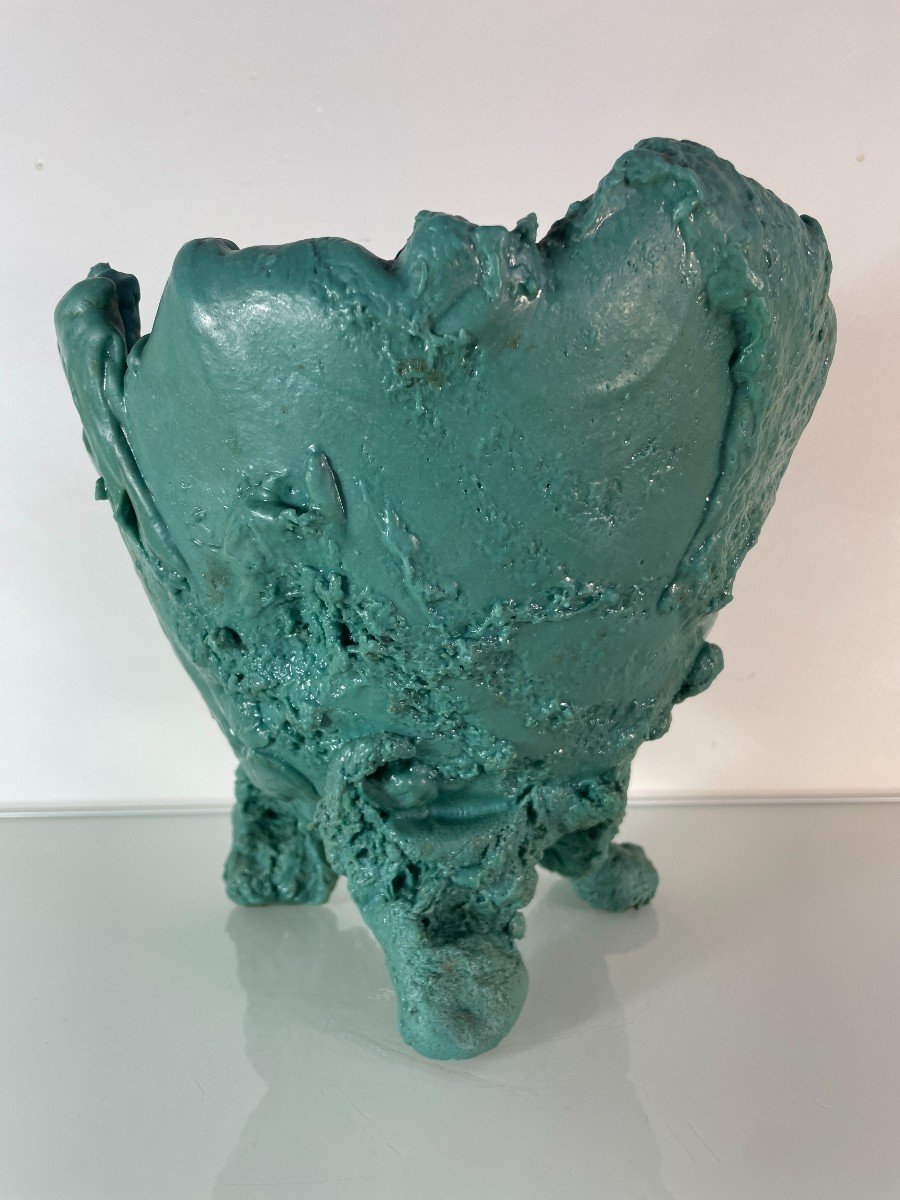 Gaetano Pesce (1939-2024) - Vase Lava Bleu