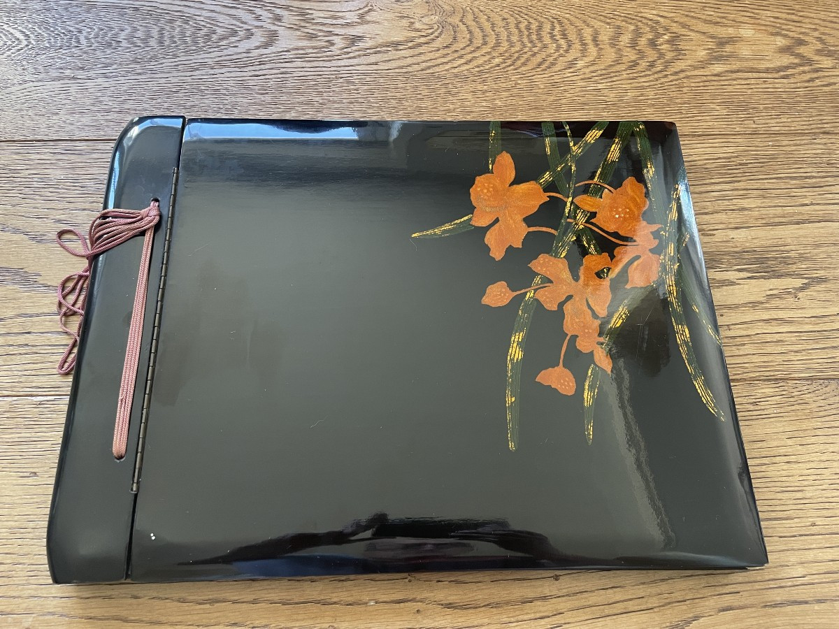 Indochina Vietnam - Photo Album - Lacquer On Wood 