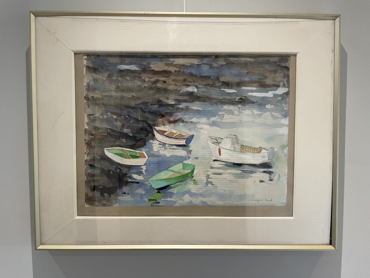 Micheline Mevel-roussel (1925-2022) - Barques à Camaret Sur Mer