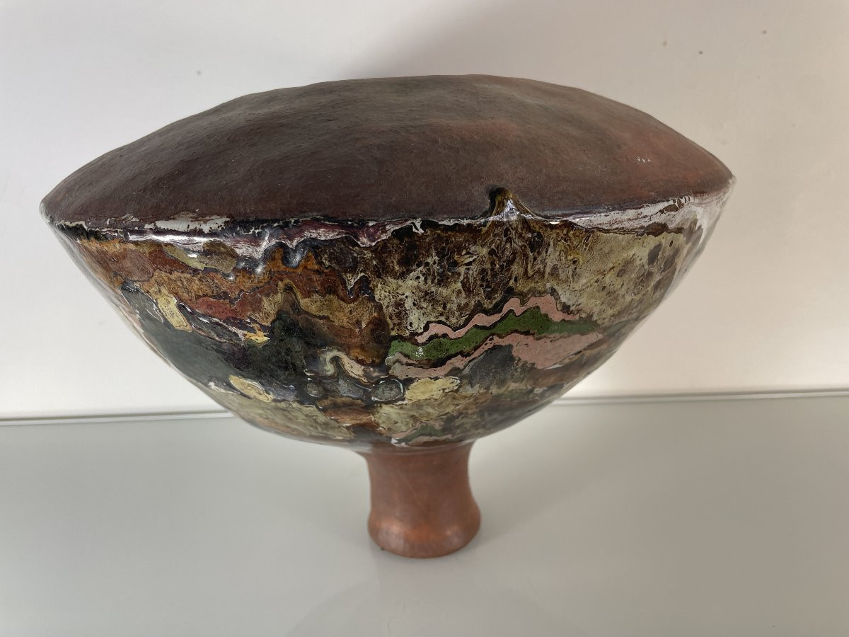 Paul Quéré (1931-1993) - Ariane Mathieu (1937) - Grand Vase-photo-2