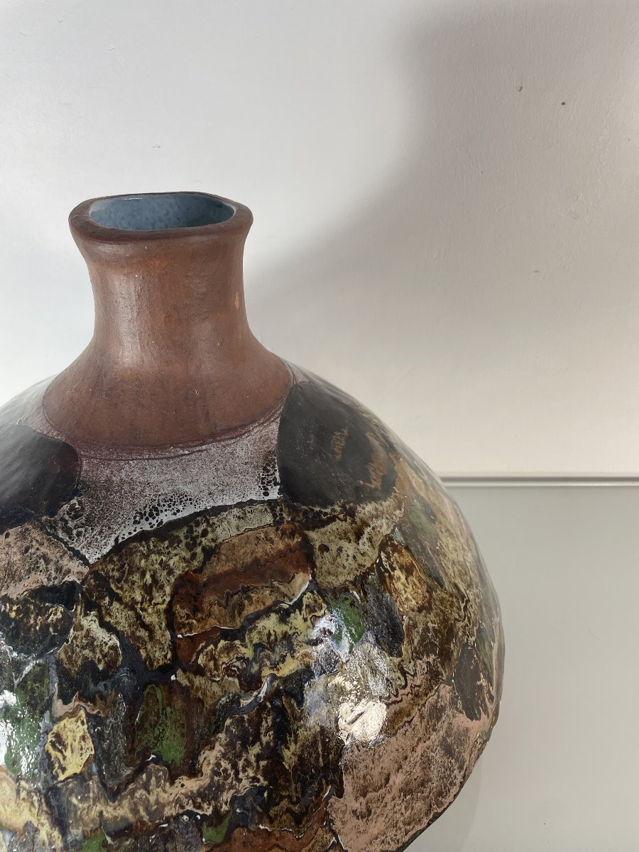 Paul Quéré (1931-1993) - Ariane Mathieu (1937) - Grand Vase-photo-4
