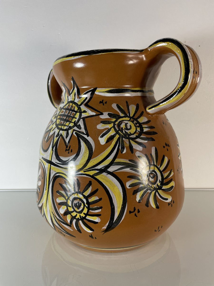 Georges Connan (1923-2002) - Keraluc - Vase Fleuri-photo-4