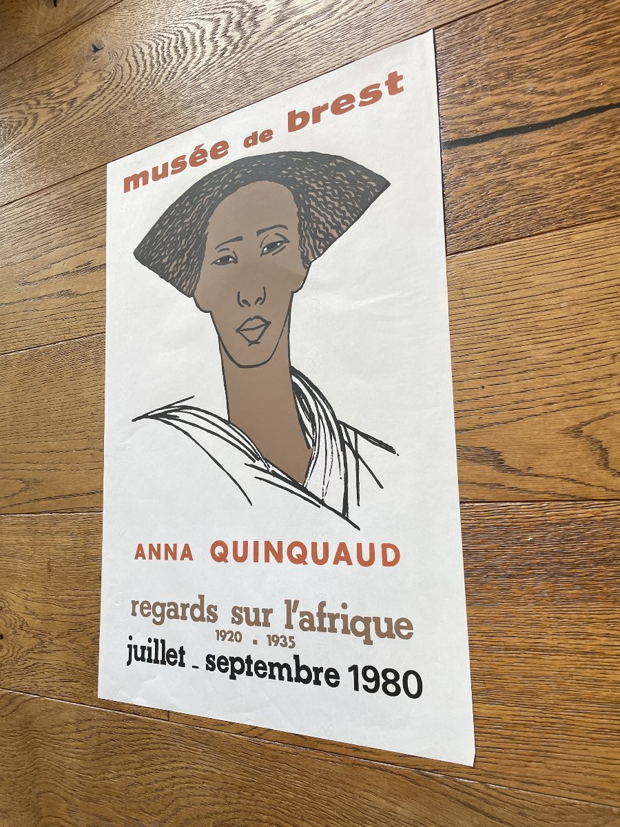 Anna Quinquaud (1890-1984) - Poster "views Of Africa" - Museum Of Fine Arts - 1980-photo-3