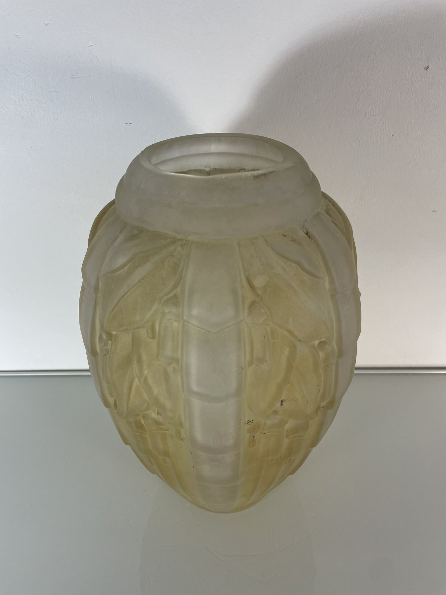 Les Frères Muller - Lunéville - Grand vase Art Deco-photo-4