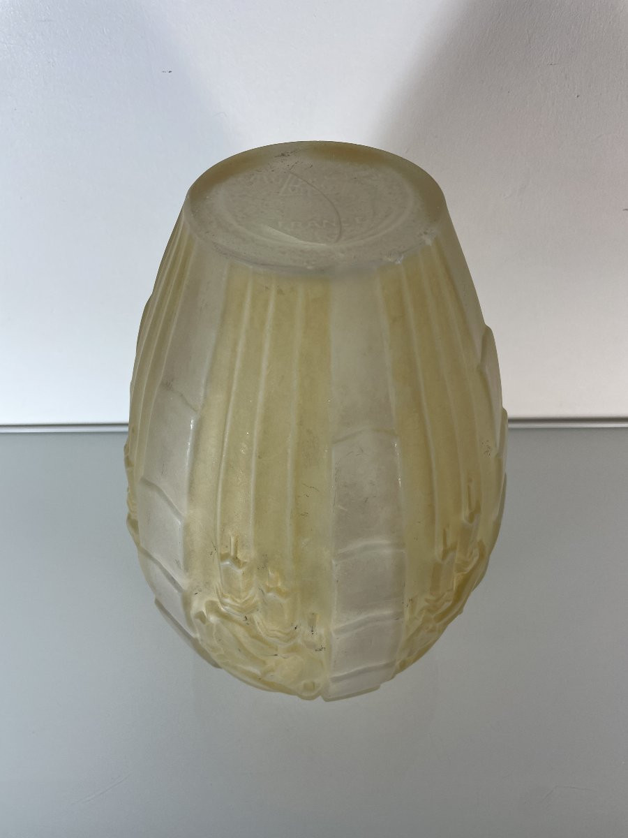 Les Frères Muller - Lunéville - Grand vase Art Deco-photo-2