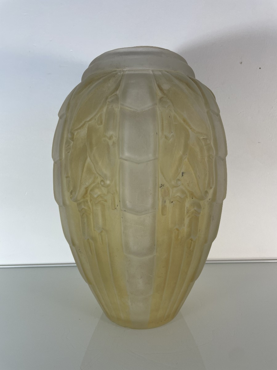 Les Frères Muller - Lunéville - Grand vase Art Deco