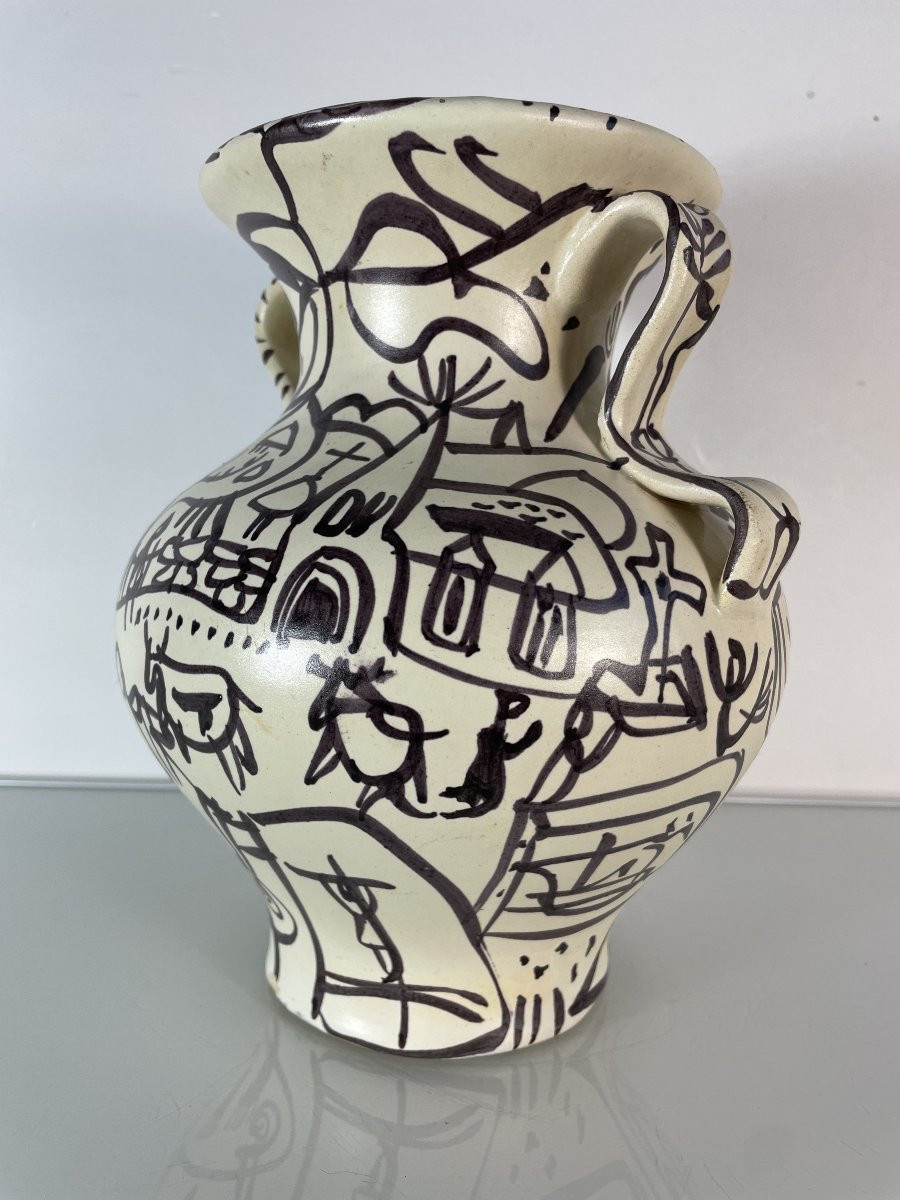 René Quéré (1932-2021) - Vase - Keraluc-photo-4