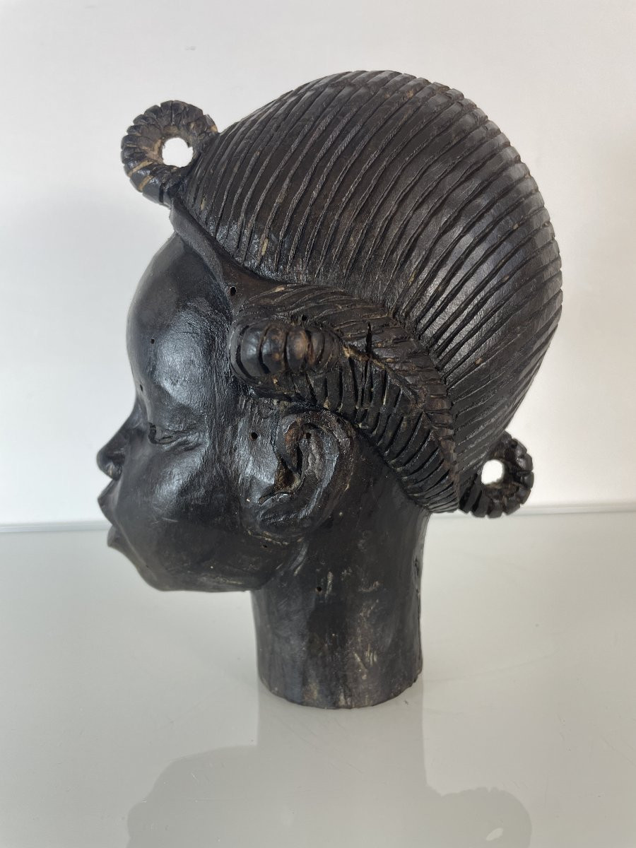 Roger Favin (1904-1990) - African Woman Sculpture C-photo-2
