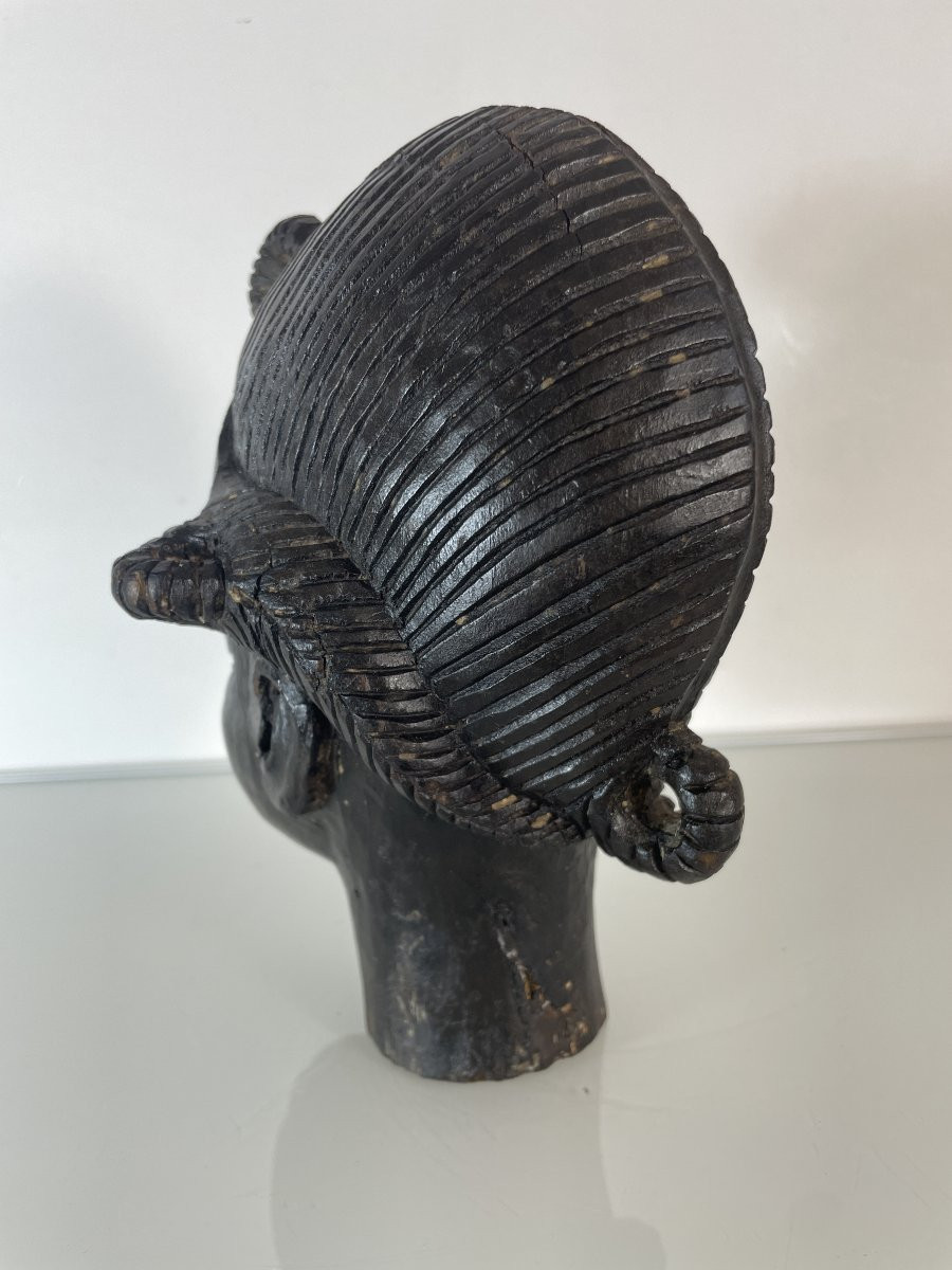 Roger Favin (1904-1990) - African Woman Sculpture C-photo-3