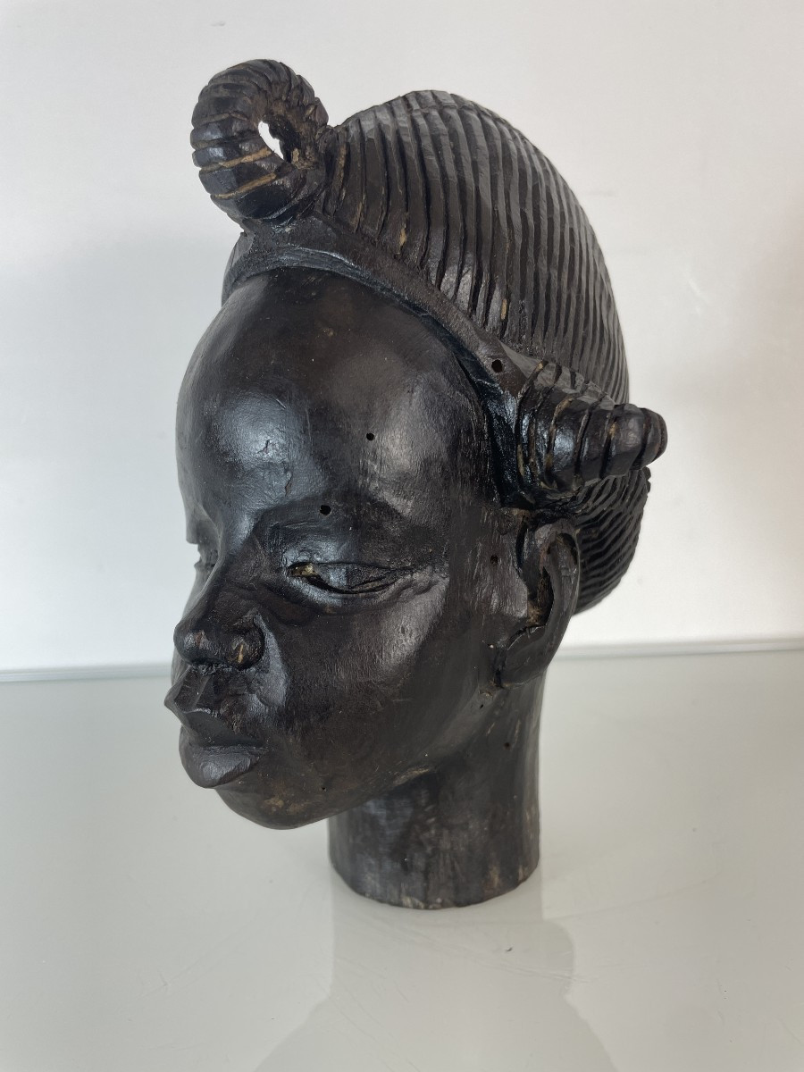 Roger Favin (1904-1990) - African Woman Sculpture C