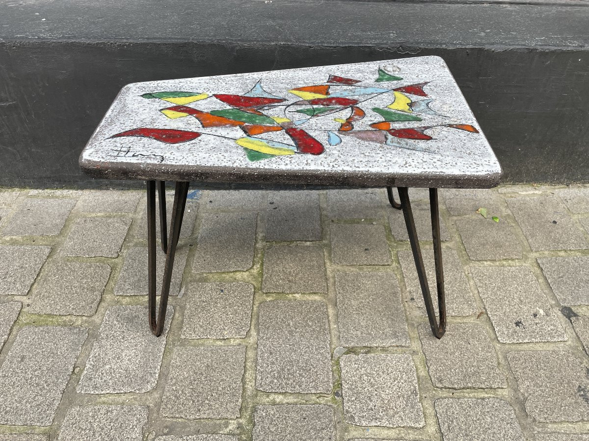 Table basse moderniste - Design années 50 - France-photo-4