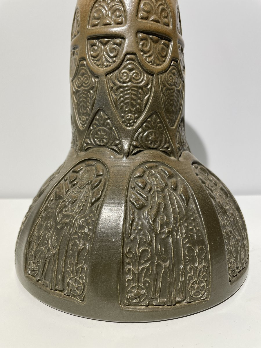 Raymond-louis Quillivic (1942) - Large Candlestick-photo-3