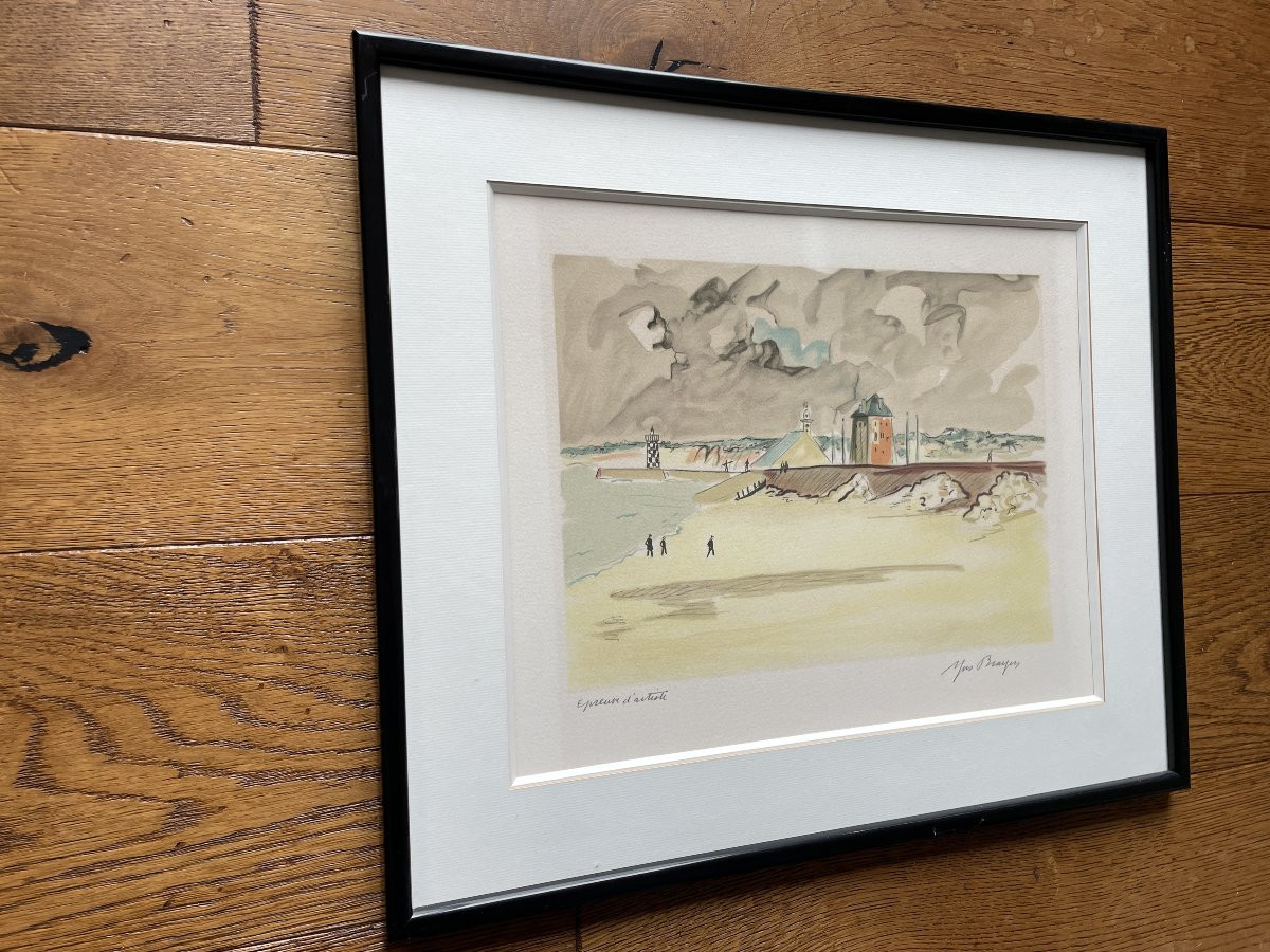 Yves Brayer (1907-1990) - Lithograph - Camaret-photo-2